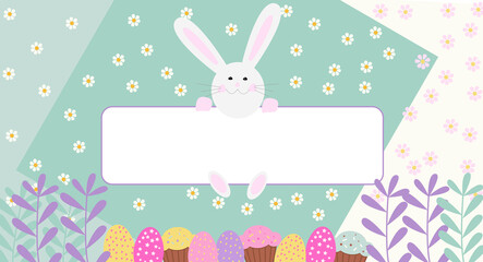 Easter Day. On this illustration you can write your text.