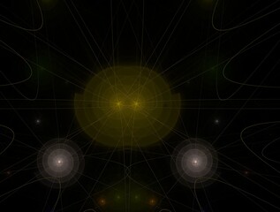 Imaginatory fractal background generated Image