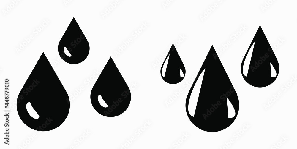 Poster blood drop icon isolated minimal single flat linear icon for application and info-graphic. commercia