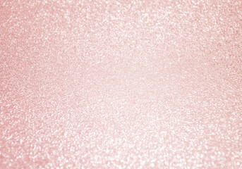 Pastel pink glitter texture background with bokeh