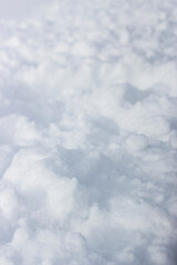 White snow texture with shadow