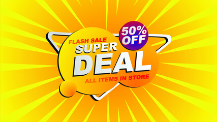 Super sale banner. Discount banners. Vector illustration. super sale pop