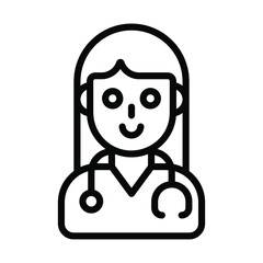 Identification Card Healthcare Medical, vector graphic Illustration Icon.