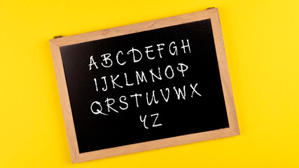 Letter of Alphabet Text