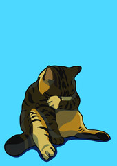 cat with background ()
by cat say meow