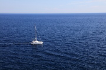Catamaran in Adriatic Sea