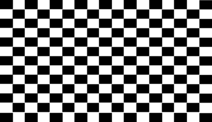 Fototapeta premium Black and white square geometric