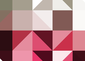 Fototapeta premium Abstract color Low-Polygones Generative Art background illustration