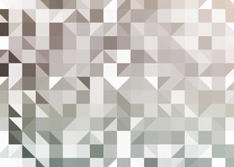 Abstract color Low-Polygones Generative Art background illustration