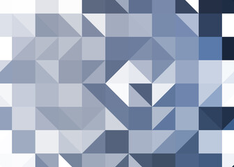 Obraz premium Abstract color Low-Polygones Generative Art background illustration