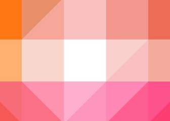 Fototapeta premium Abstract color Low-Polygones Generative Art background illustration