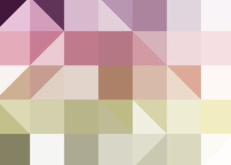 Abstract color Low-Polygones Generative Art background illustration