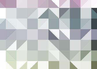 Obraz premium Abstract color Low-Polygones Generative Art background illustration