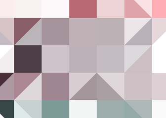 Abstract color Low-Polygones Generative Art background illustration