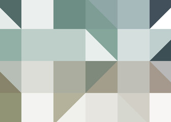 Abstract color Low-Polygones Generative Art background illustration