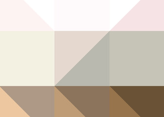 Fototapeta premium Abstract color Low-Polygones Generative Art background illustration