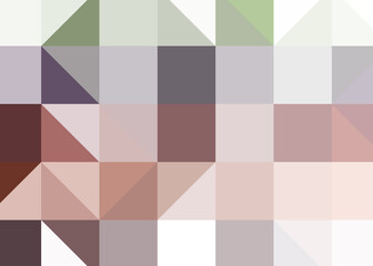 Abstract color Low-Polygones Generative Art background illustration