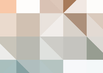 Obraz premium Abstract color Low-Polygones Generative Art background illustration