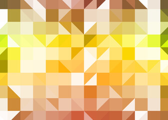 Abstract color Low-Polygones Generative Art background illustration