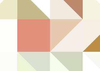 Fototapeta premium Abstract color Low-Polygones Generative Art background illustration