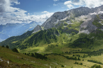 Fototapeta na wymiar Bergidylle in den tiroler Alpen