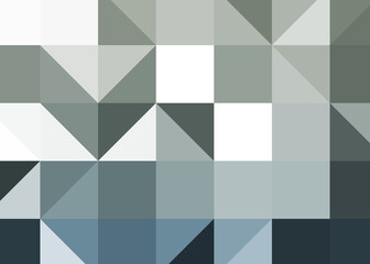 Abstract color Low-Polygones Generative Art background illustration