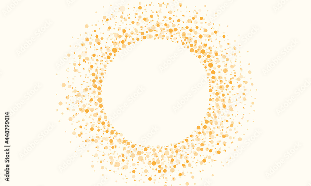 Poster abstract orange random dots background creative vector design templates