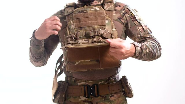 Special Forces wears plate carrier