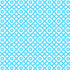 Seamless geometric pattern with shapes