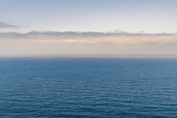 Paisaje con nubes en la costa de Tenerife