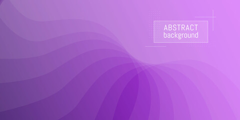 Abstract vector background. Beautiful waves.Purple gradient.