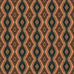 Colorful seamless ikat Persian Carpet Ethnic texture abstract ornament Mexican Traditional Carpet Fabric Texture Arabic,turkish carpet ornament African textures and traditional motifs, vintage.