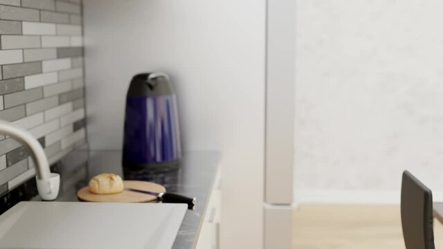 3d visualization of the kitchen