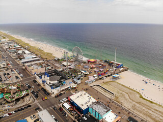 Fototapeta premium aerial view of beach