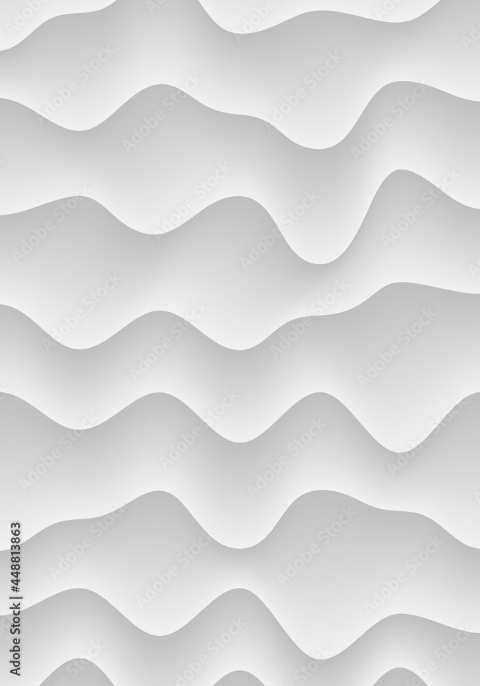 Poster black and white 3d fluid distorted structure light vertical background design template