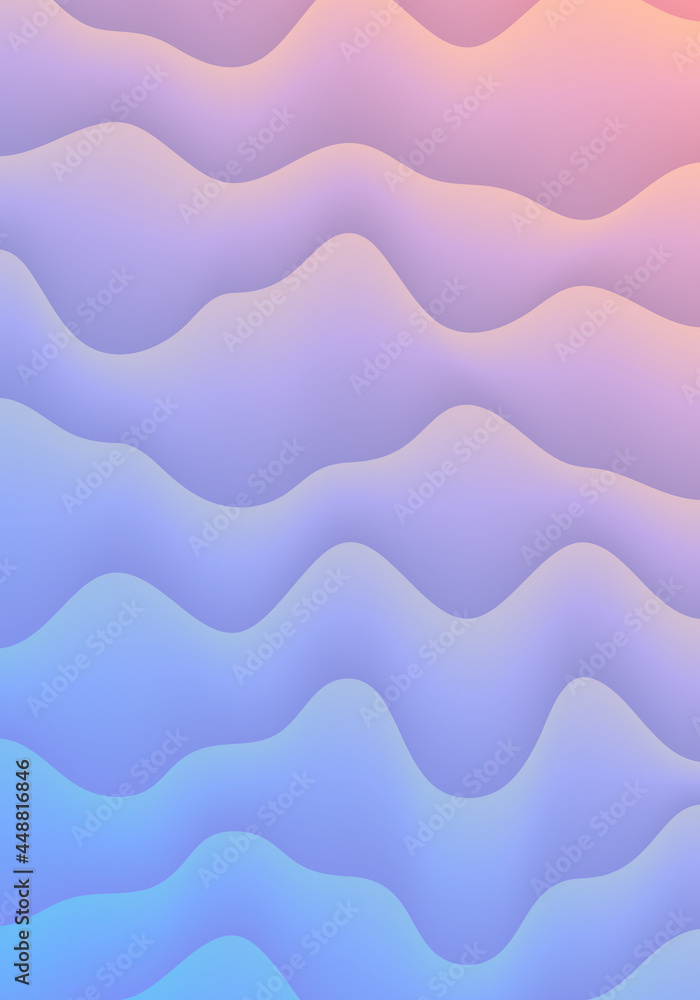 Aufkleber fluid pattern abstract design conceptual vivid colorful vertical background