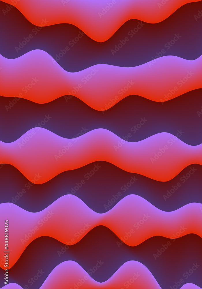 Aufkleber abstract fluid pattern conceptual vivid violet red gradient vertical background design template