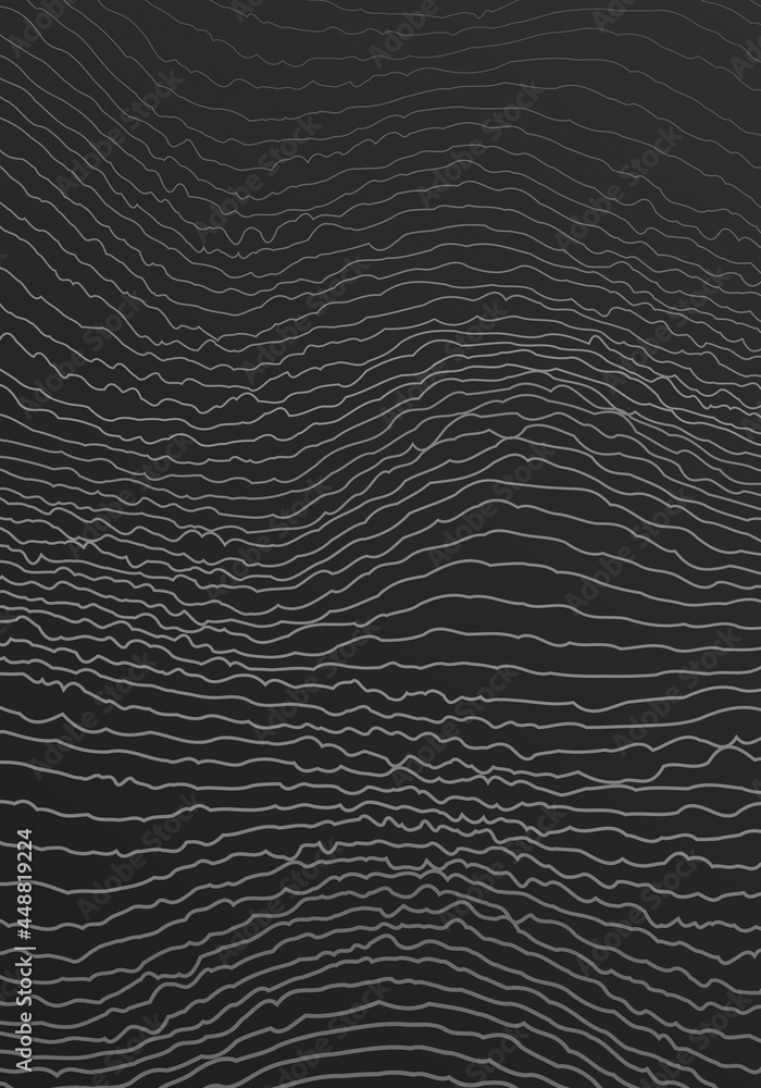 Aufkleber distorted vibrating lines black white gradient vertical abstract background design template