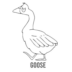 Coloring page for preschool children. Learn numbers for kindergartens and schools. Educational game. Vector illustration