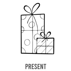 Coloring page for preschool children. Learn numbers for kindergartens and schools. Educational game. Vector illustration