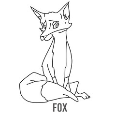 Coloring page for preschool children. Learn numbers for kindergartens and schools. Educational game. Vector illustration