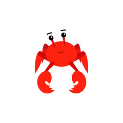 Isolated cancer crab animal character zodiac sign Vector