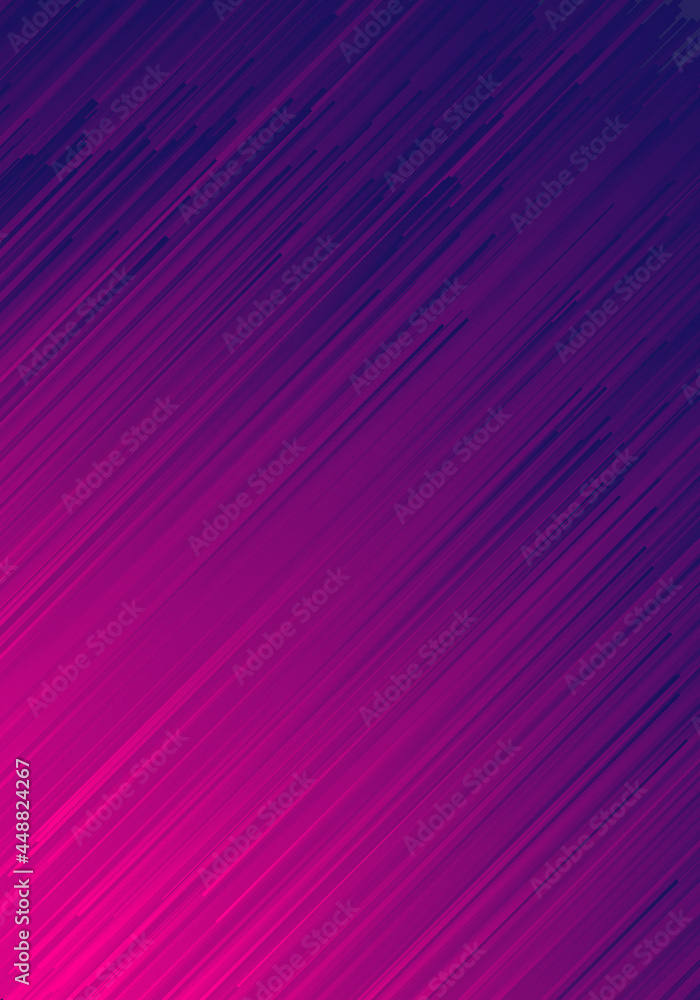 Aufkleber digital glitch art vivid magenta blue gradient dynamic flow lines vertical abstract background
