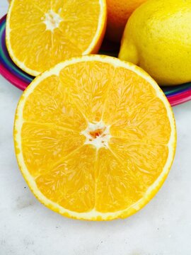 Close-up Of Orange Slices