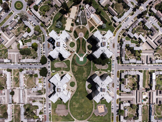 San Francisco Park Merced from Above During the Day