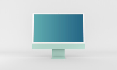 Apple new iMac 2021 4K M1 Desktop Latest Computer 2021 for any kind of mockup or UI screen