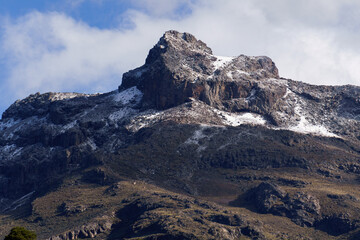 Iztaccihuatl mountain in Puebla Mexico