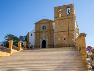 Agrigento Cathedral facade and staircase