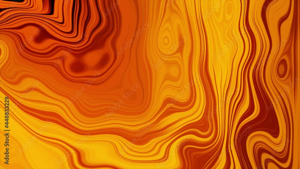 Aufkleber fluid fractal background. psychedelic oil streaks and stains blend against a dark background. 3d ani