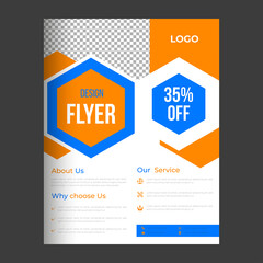 business flyer and corporate flyer design for promotion your company